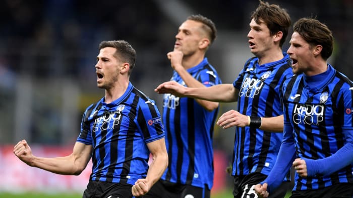 Atalanta plays PSG in the Champions League quarterfinals